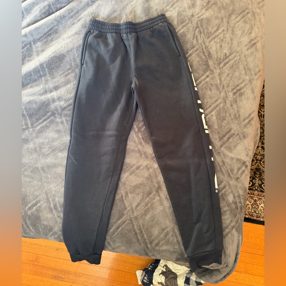 Carhartt Black Sweatpants with White Leg Logo